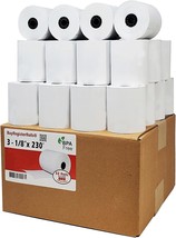 (32 Rolls) 3 1/8 X 230 Thermal Paper Receipt Rolls From Buyregisterrolls... - £66.83 GBP