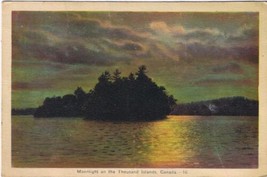 Postcard Moonlight On The Thousand Islands Ontario Canada - £2.36 GBP