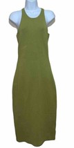 House Of Harlow 1960 Sleeveless Mock-Neck Midi Dress OLIVE Sz M NEW - £109.34 GBP