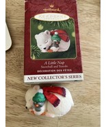 Hallmark Keepsake Ornament A Little Nap Snowball and Tuxedo Collector&#39;s ... - $14.01