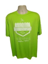 2017 New Jersey Marathon &amp; Half 5K Run Adult Large Green Jersey - $360.96 MXN
