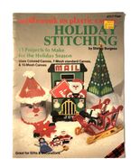 Holiday Stitching Needle Work on Plastic Stitching By Shirley Burgess 1982 - $109.47 MXN