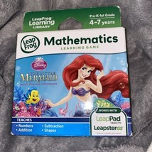 LeapFrog LeapPad Explorer: The Little Mermaid - Math, Leap Pad 2, 3, XD GS New - £17.92 GBP