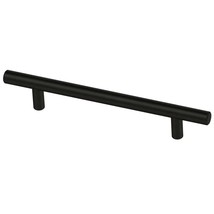 Liberty P01026Z-FB Flat Black Bar Cabinet Drawer Pull 5 1/16" Centers 10 Pack - £74.72 GBP
