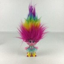 DreamWorks Trolls Party Hair Poppy Sounds Phrases Telescopic Rainbow Hai... - $24.70