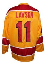 Any Name Number Philadelphia Blazers Hockey Jersey New Yellow Lawson Any Size image 2