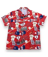 St. Louis Cardinals MLB Mens Hawaiian Shirt BUSCH STADIUM World Series C... - £11.89 GBP