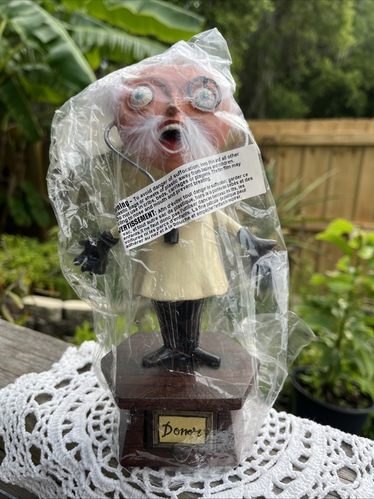 Rare Department 56 Halloween Doctor Brain Surgeon Figure Donor Surgery C... - $44.10