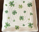 Maxcera Set Of 6 Dinner Plates New Clover St Patrick’s Day Irish - $94.99