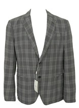 NEW Giorgio Armani Collezioni Sportcoat!  42 Reg  Linen &amp; Cotton Weathered Plaid - £335.72 GBP