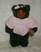 12&quot; Vintage Applause Raikes Playtime Cookie Teddy Bear Stuffed Animal Plush Toy - £18.65 GBP