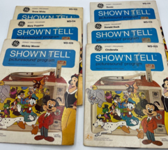 Vintage 1960&#39;s GE Disney Show N Tell Picturesound Program 45RPM Record Slide Lot - £8.51 GBP