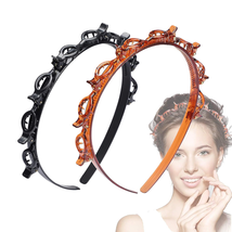 2 Pcs Bangs Hairstyle Hairpin Headband, Professional Weave Bangs Clip, T... - $10.67