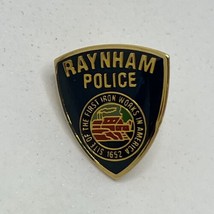Raynham Massachusetts Police Department Law Enforcement Enamel Lapel Hat Pin - £11.70 GBP