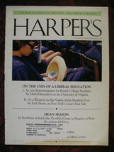 HARPERs Magazine September 1997 Anthony Giardina Earl Shorris Mark Edmundson - £9.05 GBP