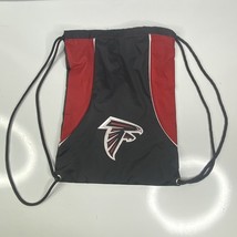 Atlanta Falcons Drawstring Backpack Bag NFL Football High Quality 17&quot;x12&quot; - £9.17 GBP