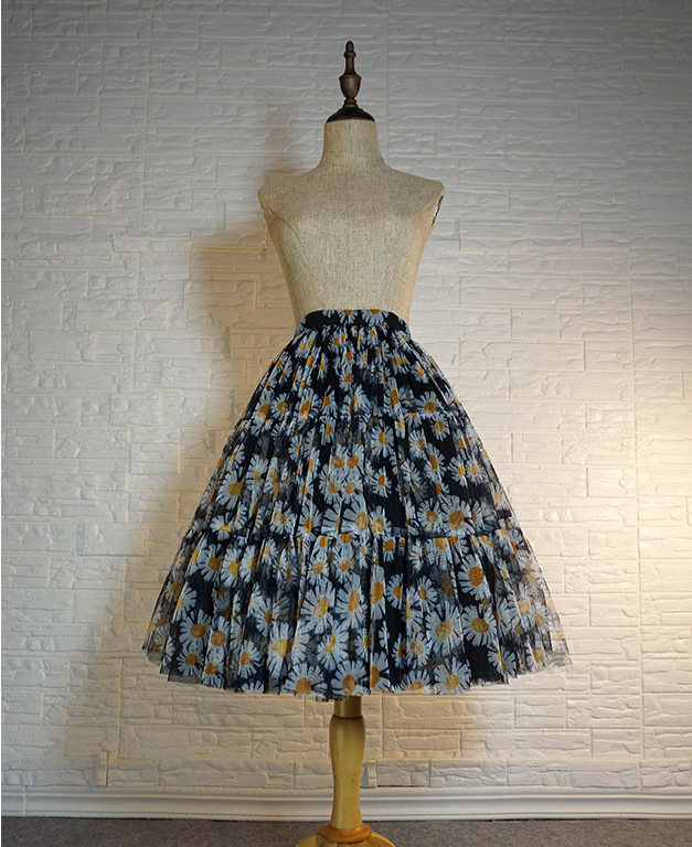 Flower tulle skirt  1 