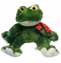 Animal Adventure Green Frog Red Hearts Ribbon 14” - £9.55 GBP
