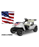 Golf Cart Hood Graphics Kit Decal Sticker Wrap For EZ-Go TXT 1994-2013 USA FLAG - $69.95