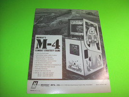 M-4 Video Arcade Game Promo Advertising AD Vintage Retro Promo Art - £8.80 GBP