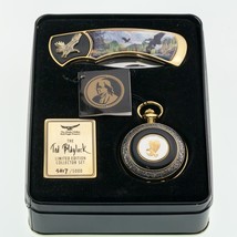 Ted Blaylock Save the Eagle Knife &amp; Watch Set by Franklin Mint LE No. 3417/5000 - £77.31 GBP