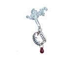 Forum Novelties True Gothic VAMPIRE FANG BANGER TEETH w-BLOOD NECKLACE H... - $8.88