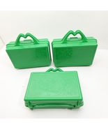 Set Of 3 1988 Mcdonalds Happy Meal on the Go Lunch Box Pencil Case Vintage - €19,46 EUR