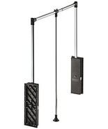 Pull Down Closet Rod, Heavy duty 33 lbs Load Capacity - $2,204.03 MXN