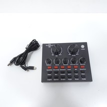 Live Streaming Sound Card USB Audio Interface Mixer 18 Effects 6 Sound M... - £10.60 GBP