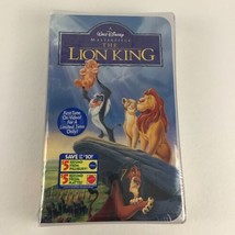 Disney Masterpiece The Lion King VHS Tape Original Release 1995 Vintage Sealed - £75.81 GBP