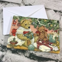 Vintage 1995 Christmas Cards Teddy Bear Lot Of 7 Wishing You Joys Of The Season  - £11.59 GBP
