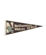 Vintage 1990’s Northwestern University Wildcats 30” Felt Pennant NCAA Wi... - £14.63 GBP