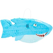 Shark Pinata For Kids Birthday Party, Pool Party (Small, 16.5X3.2X7 In) - £29.87 GBP