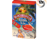 12x Packs Margaritaville Singles To Go Strawberry Daiquiri Drink Mix - 6... - £21.49 GBP