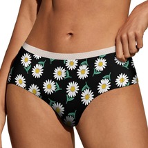 Flowers White Daisy Panties for Women Lace Briefs Soft Ladies Hipster Un... - $13.99