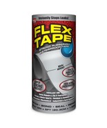 Flex Tape Gray 8"x5ft Waterproof Rubberized Repair Tape Strong Seal Leak Stopper - $25.74