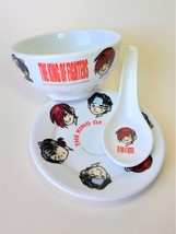 The King Of Fighters Ceramic Tableware (Plate / Bowl / Spoon) 1999 SNK H... - £79.60 GBP