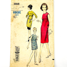 Vtg 60s Vogue Sew Pattern Misses Dress Tunic Skirt Slacks 12 Uncut FF 5868 - £19.54 GBP
