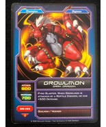 2005 Bandai Digimon Growlmon DM-194 Champion level Card - £5.45 GBP