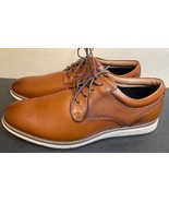 Nunn Bush Genuine Leather True Comfort  Circuit Oxford Brandy Brown 12 N... - $53.99