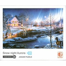 Snow Night in Aurora 1000 Piece Puzzle - £31.44 GBP