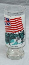 Vintage Flags of Our Nation Drinking Glass Grand Union Series I 1973 g30 - $6.92