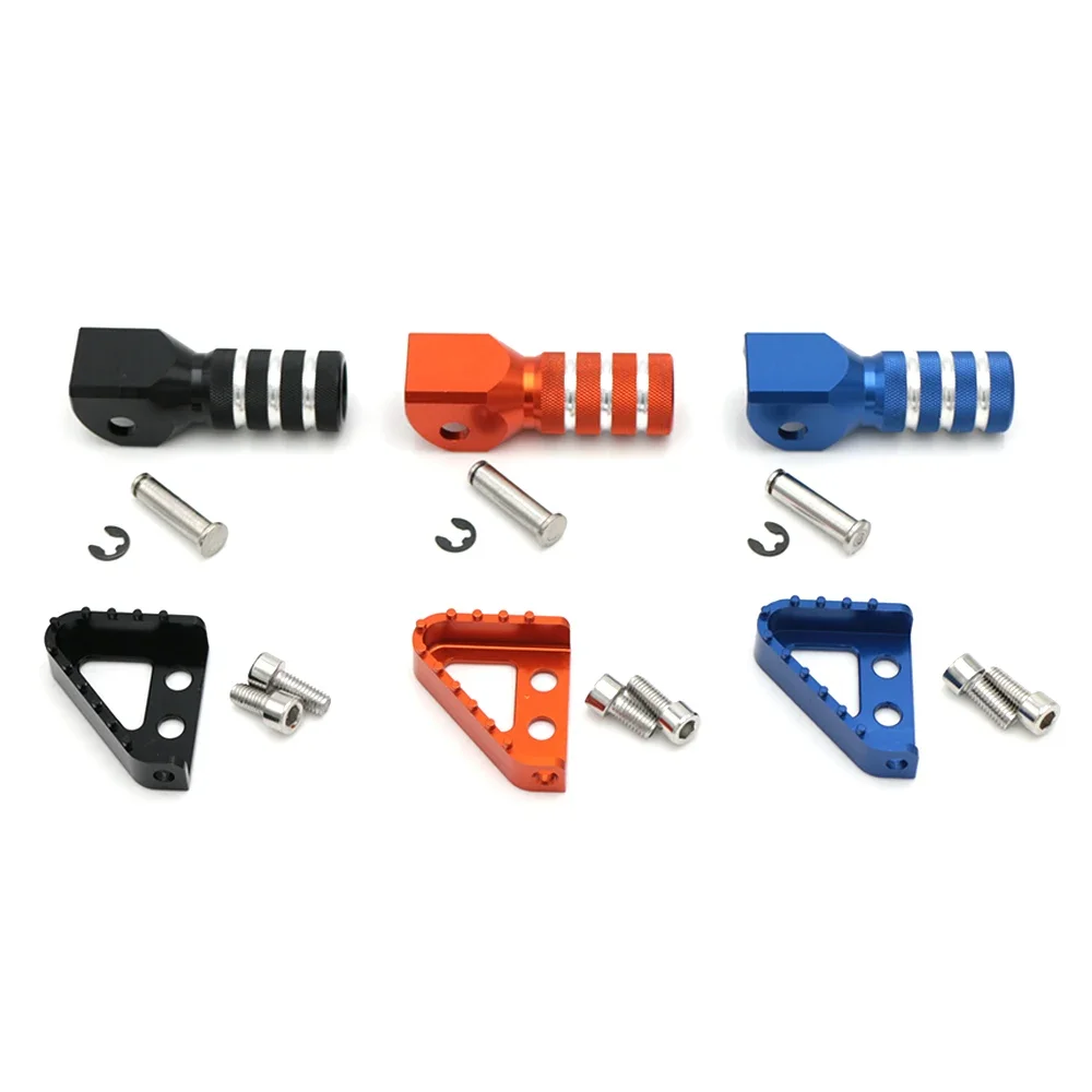 Rear Brake Pedal Step &amp; Gear Shifter Lever Tip Motorcycle For KTN SX EXC... - $19.01