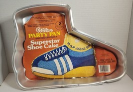 Vintage Wilton Sneaker High Top Athletic Shoe 1979 Cake Pan #502-1964 - £11.33 GBP