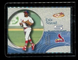 2001 FLEER FUTURES Glitter Baseball Card #203 ESIX SNEAD St Louis Cardinals - £7.77 GBP