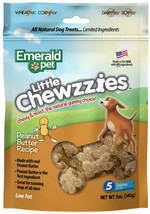 Emerald Pet Little Chewzzies Soft Training Treats Peanut Butter Recipe 5 oz Emer - £13.85 GBP