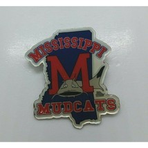 Vintage Mississippi Mudcats Baseball 1.5&quot; Collectible Lapel Hat Pin - £8.02 GBP