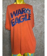 Auburn University &quot;War Eagle&quot; T-Shirt Orange Men&#39;s Size 2X Loose - £12.88 GBP