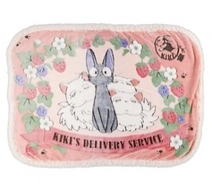 Original Ghibli Jiji Warm Blanket, Lovely Home Decor, Kiki&#39;s Delivery Service - £149.45 GBP