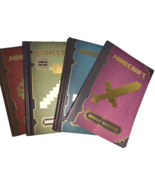 Mojang Minecraft Handbook Set of 4 Scholastic!!! - $229.97 MXN